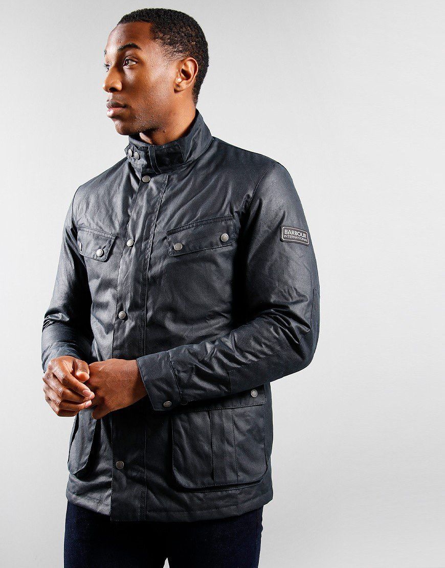 Barbour International Tourer Duke Wax Jacket Navy Brand New