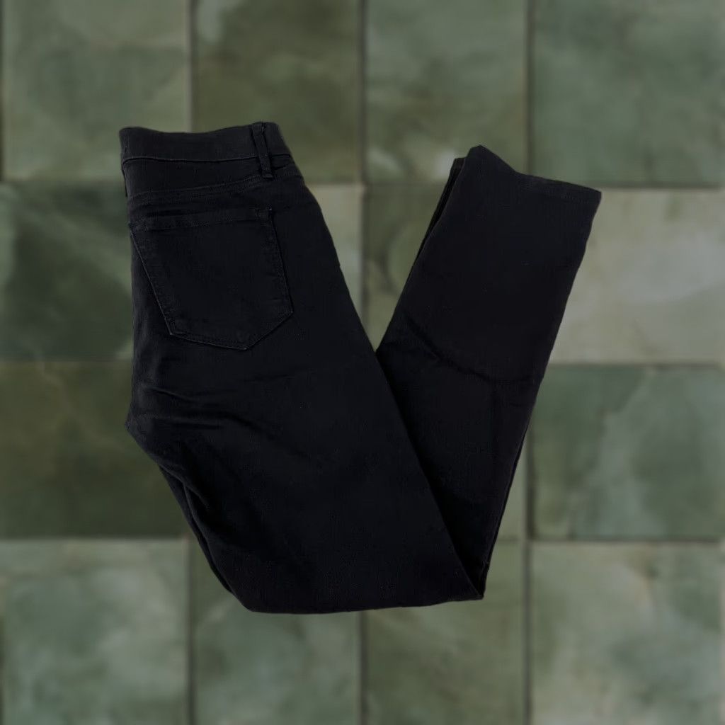 Loft LOFT Womens Skinny Jeans 28" Waist Black Denim Stretch Mid Rise Size 28" / US 6 / IT 42 - 1 Thumbnail