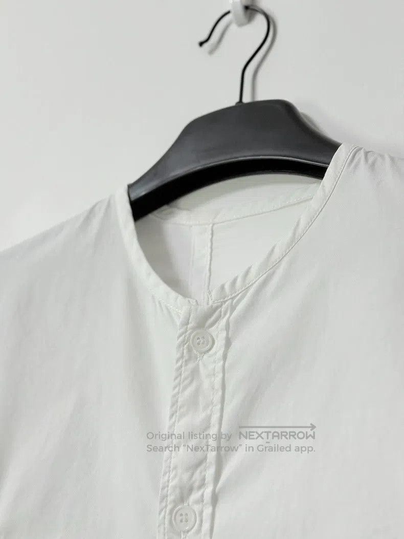 Yohji Yamamoto Yohji Yamamoto Main thread chain sewn collarless shirt| Size US M / EU 48-50 / 2 - 3 Thumbnail