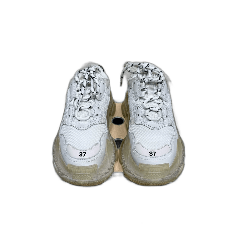 Balenciaga Balenciaga Triple S Gray White Sneakers Size US 8 / EU 41 - 1 Thumbnail