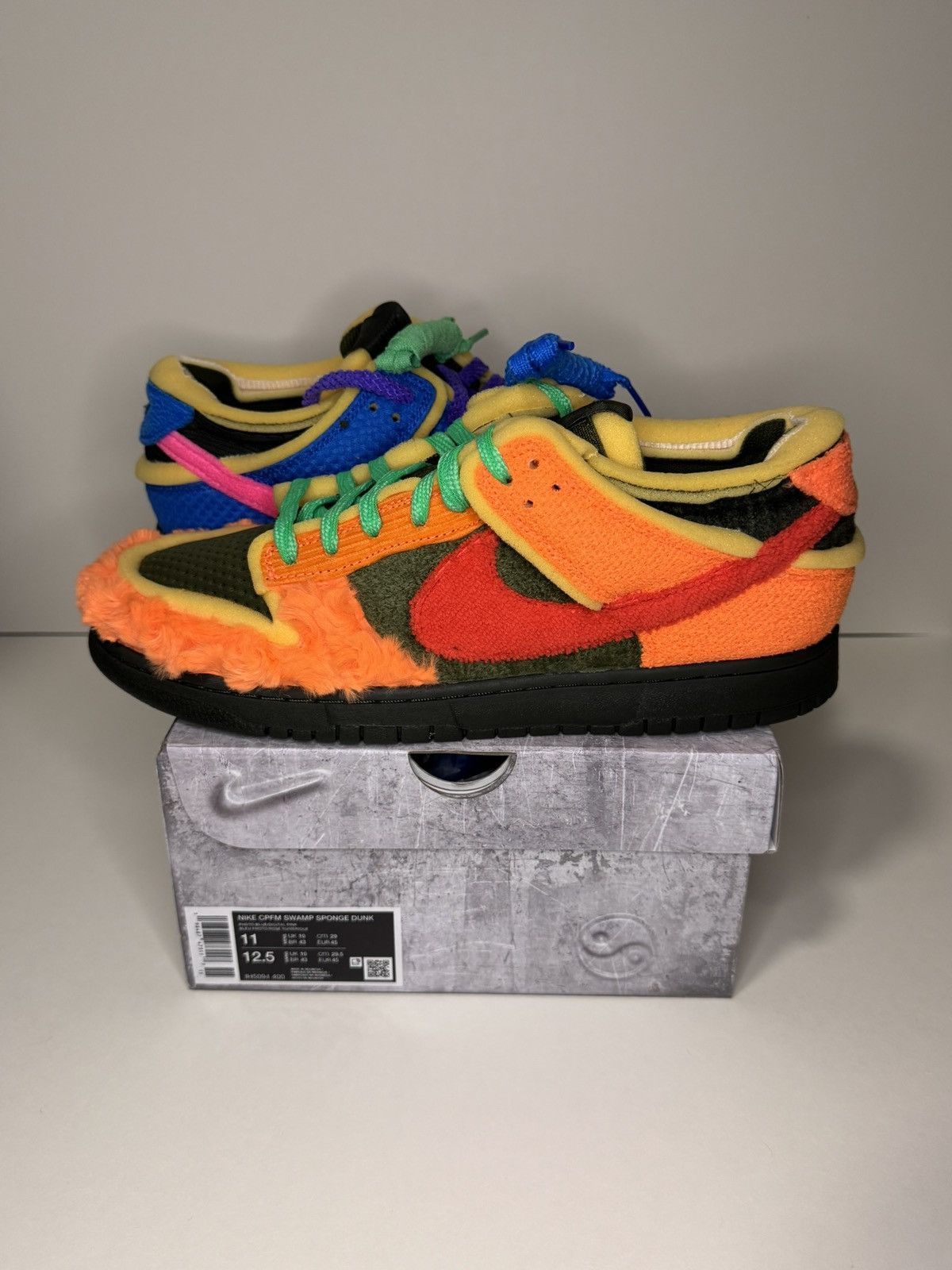 Cactus Plant Flea Market × Nike Nike x CPFM Dunk Low Swamp Sponge Pack Photo Blue Size US 11 / EU 44 - 1 Thumbnail