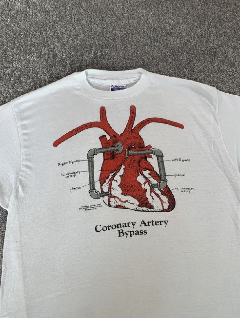 Hanes Vintage Hanes anatomy t shirt Size US M / EU 48-50 / 2 - 2 Thumbnail