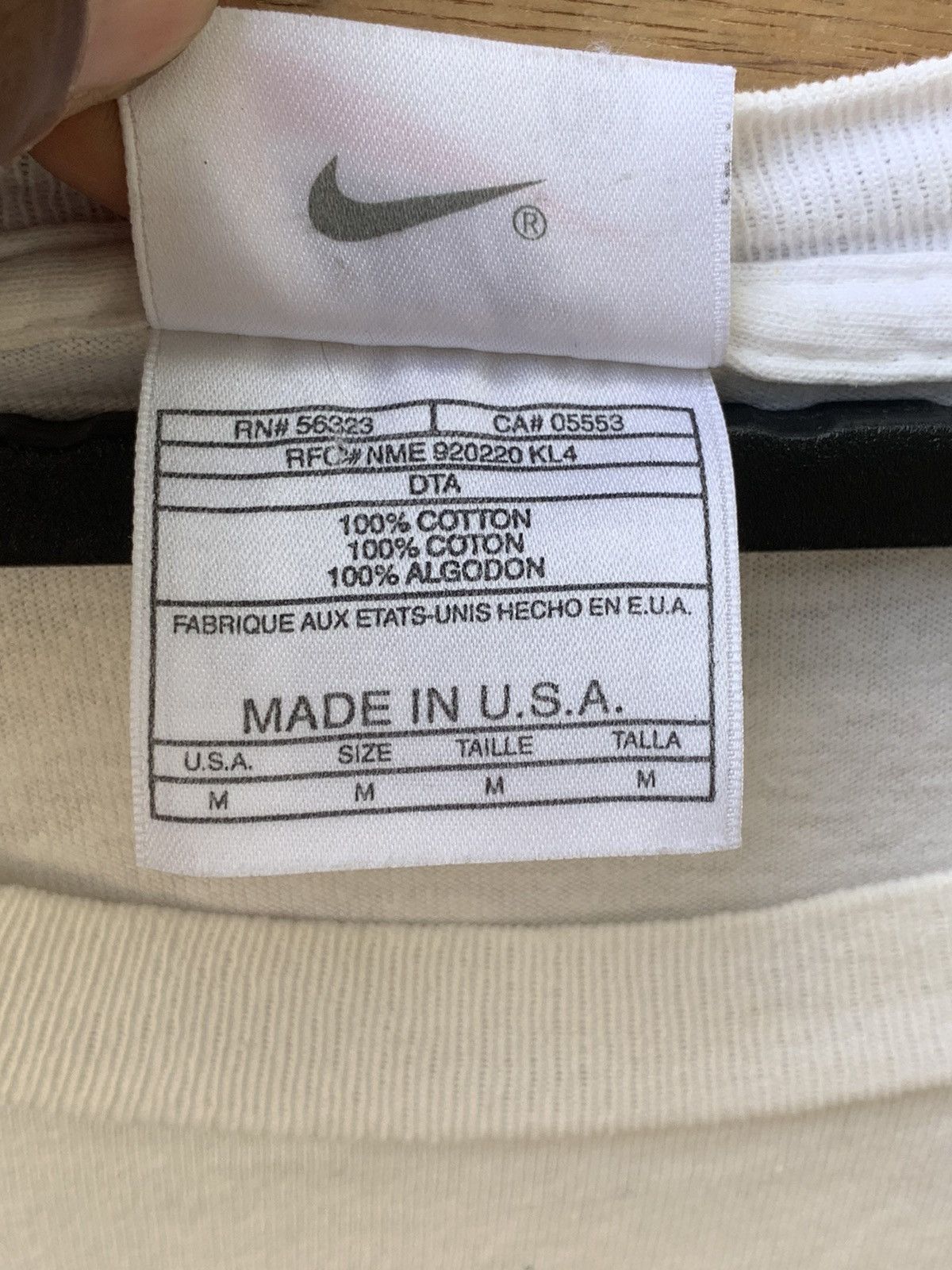 Nike × Vintage Distressed Dirty Vintage Nike JUST DO IT Big Spell T Shirt Size US M / EU 48-50 / 2 - 20 Thumbnail