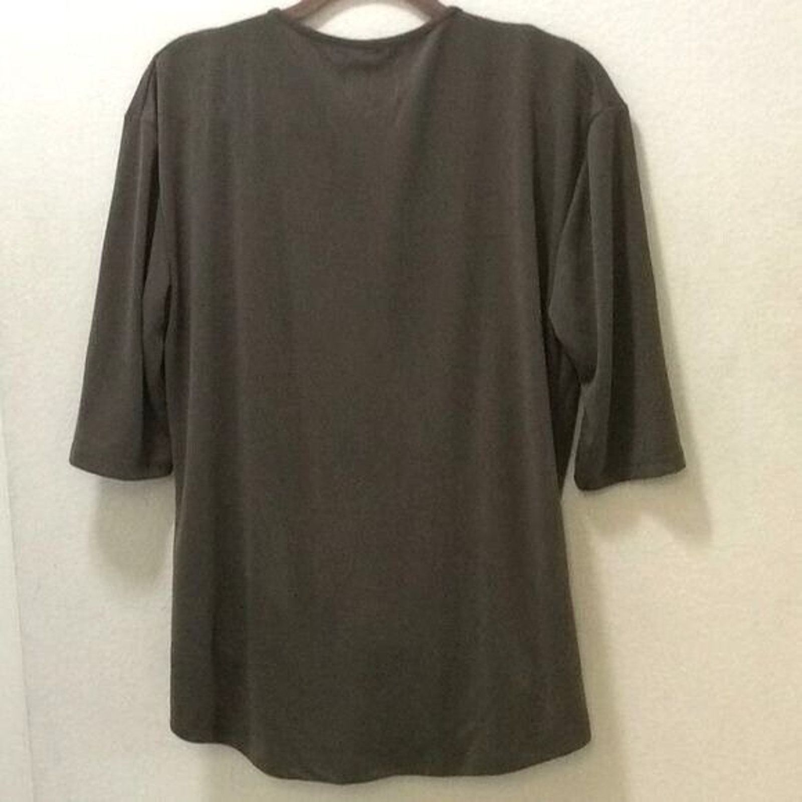 Other Madison & Berkeley Women’s Blouse -Taupe/Brown Size- Large Size L / US 10 / IT 46 - 5 Thumbnail