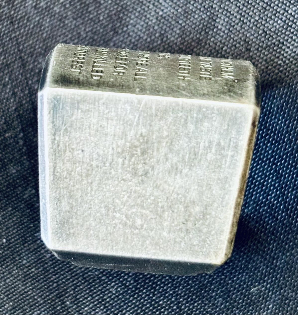 Julius Julius Engraved Industrial Brutalist Alloy Ring Size ONE SIZE - 3 Thumbnail