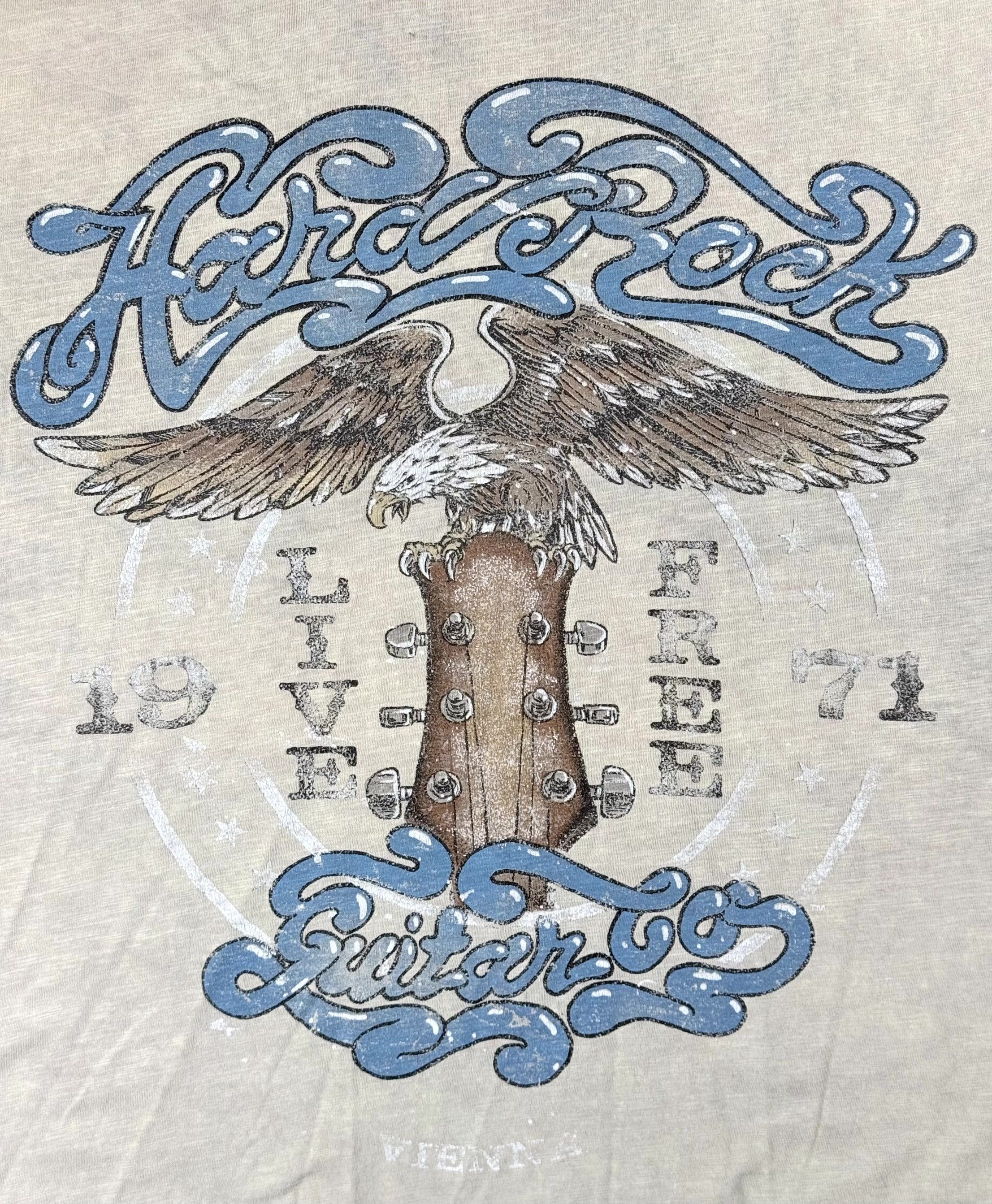Hard Rock Cafe Hard Rock Cafe Guitar Company Vienna Graphic T-Shirt Size XL Size US XL / EU 56 / 4 - 5 Thumbnail