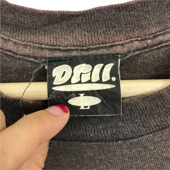 Vintage Vtg 90’ DRILL SKATEBOARD MALIBU Surf California Tee Shirt Size US M / EU 48-50 / 2 - 5 Thumbnail