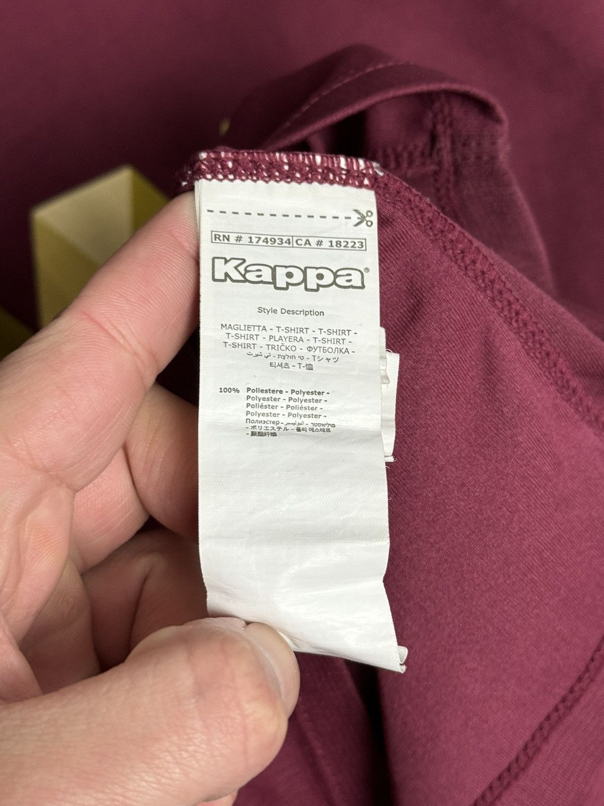 Kappa Aston Villa 19/20 Home Football Jersey Size US XL / EU 56 / 4 - 14 Thumbnail