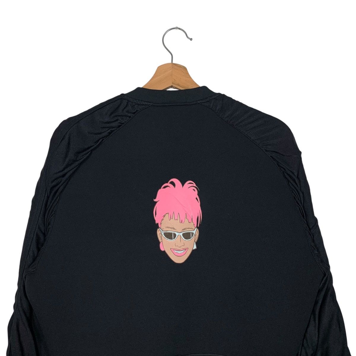 Japanese Brand FARADIC Big Logo Printed Hybrid Cropped Jacket #1646-C73 Size M / US 6-8 / IT 42-44 - 8 Thumbnail