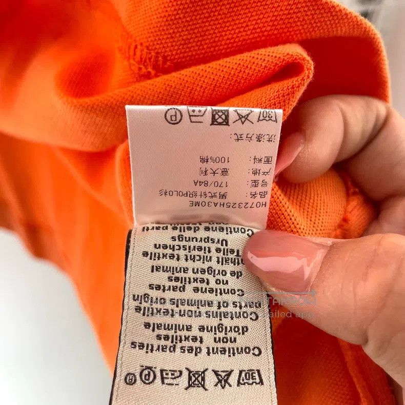 Hermes Hermes Orange Knit Polo Shirt Size M / US 6-8 / IT 42-44 - 6 Thumbnail