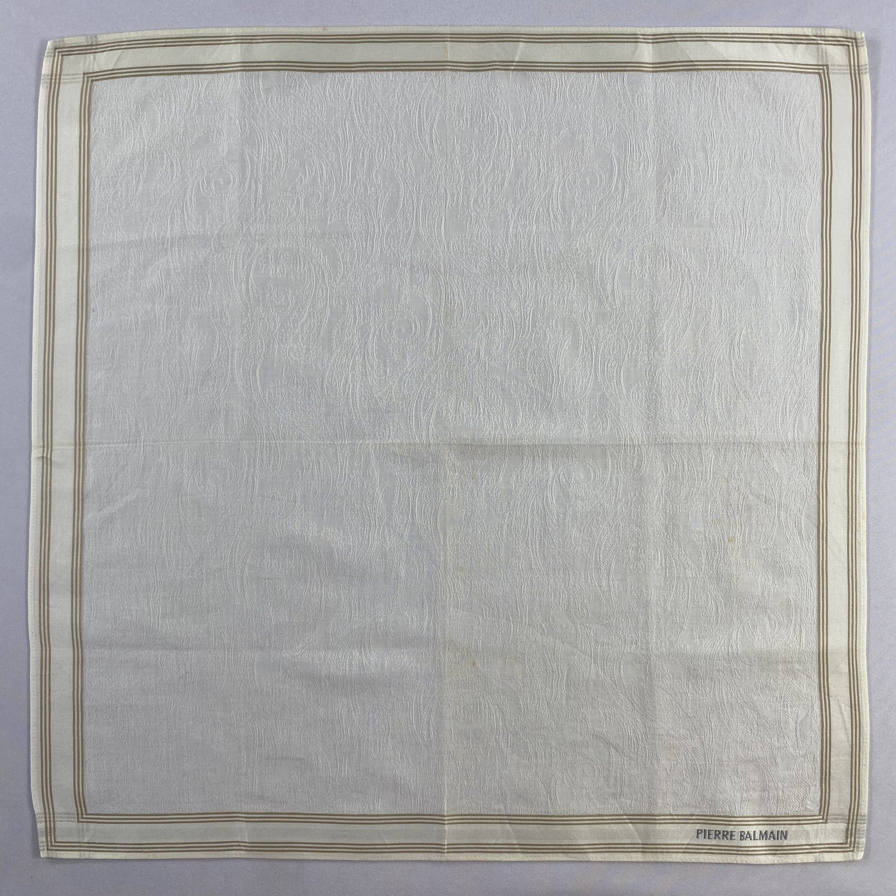 Pierre Balmain × Vintage Pierre Balmain Bandana/ Handkerchief / Neckerchief-P1576 Size ONE SIZE - 1 Thumbnail