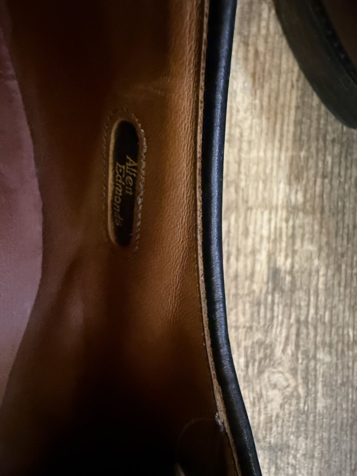 Allen Edmonds Allen Edmonds Richmond 9.5 D Burgundy Broque Wingtip Oxford Size US 9.5 / EU 42-43 - 12 Thumbnail