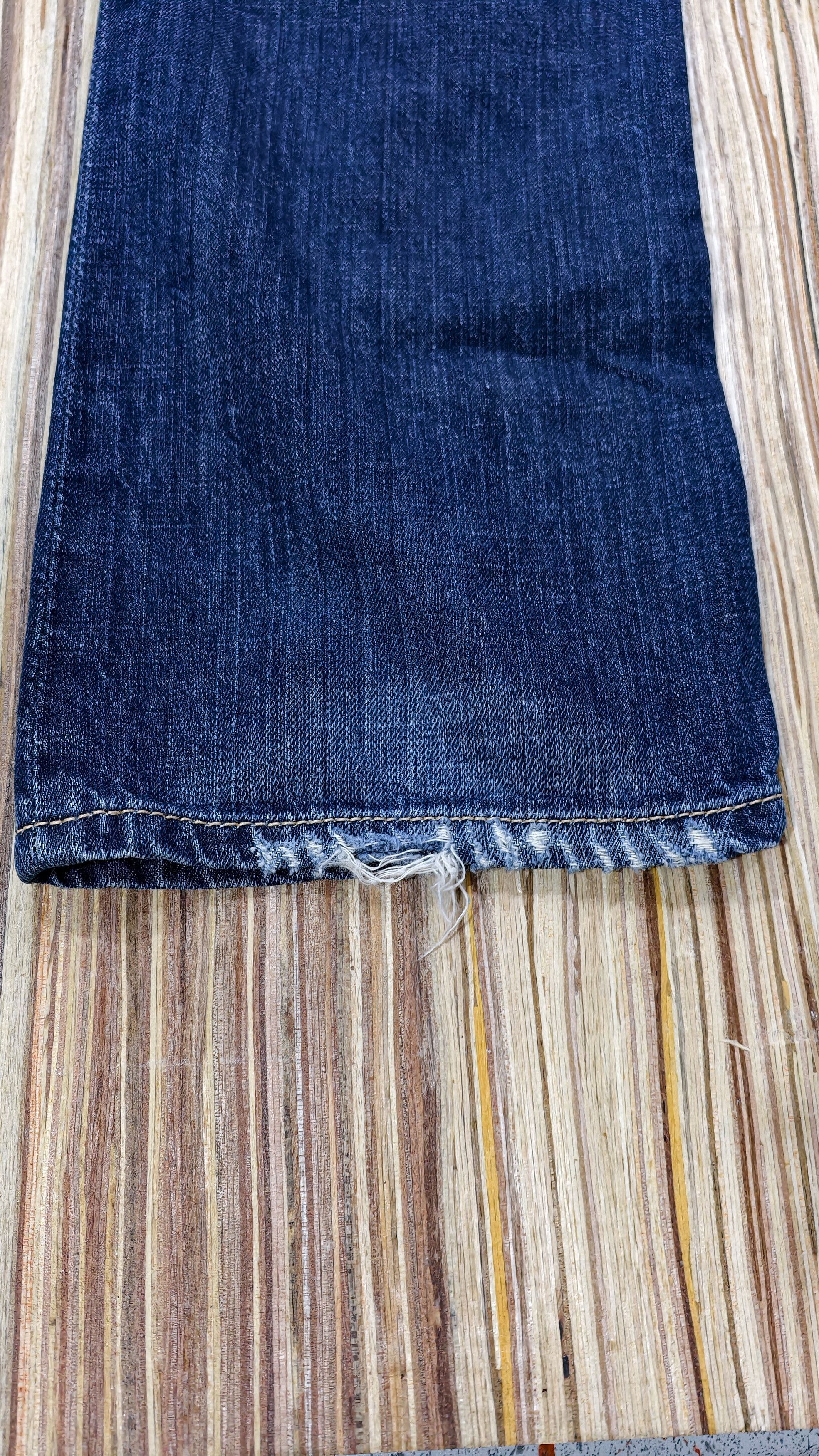 Japanese Brand blue tattoo skull jeans Size US 31 - 8 Thumbnail