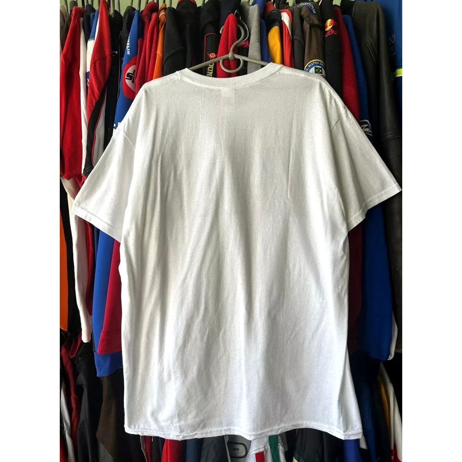 Gildan RAGE AGAINST THE MACHINE BATTLE OF LOS ANGELES WHITE TEE T SHIRT MEN'S SIZE L Shirt Mens L White T-Shirt Size US L / EU 52-54 / 3 - 3 Thumbnail