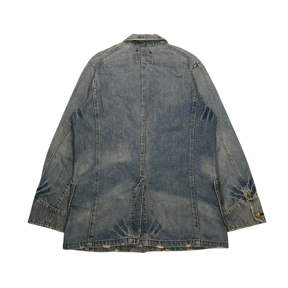 Levi's 🔥VINTAGE CHORE WORKER DENIM JACKET LEVI’S REDLOOP Size US L / EU 52-54 / 3 - 2 Thumbnail