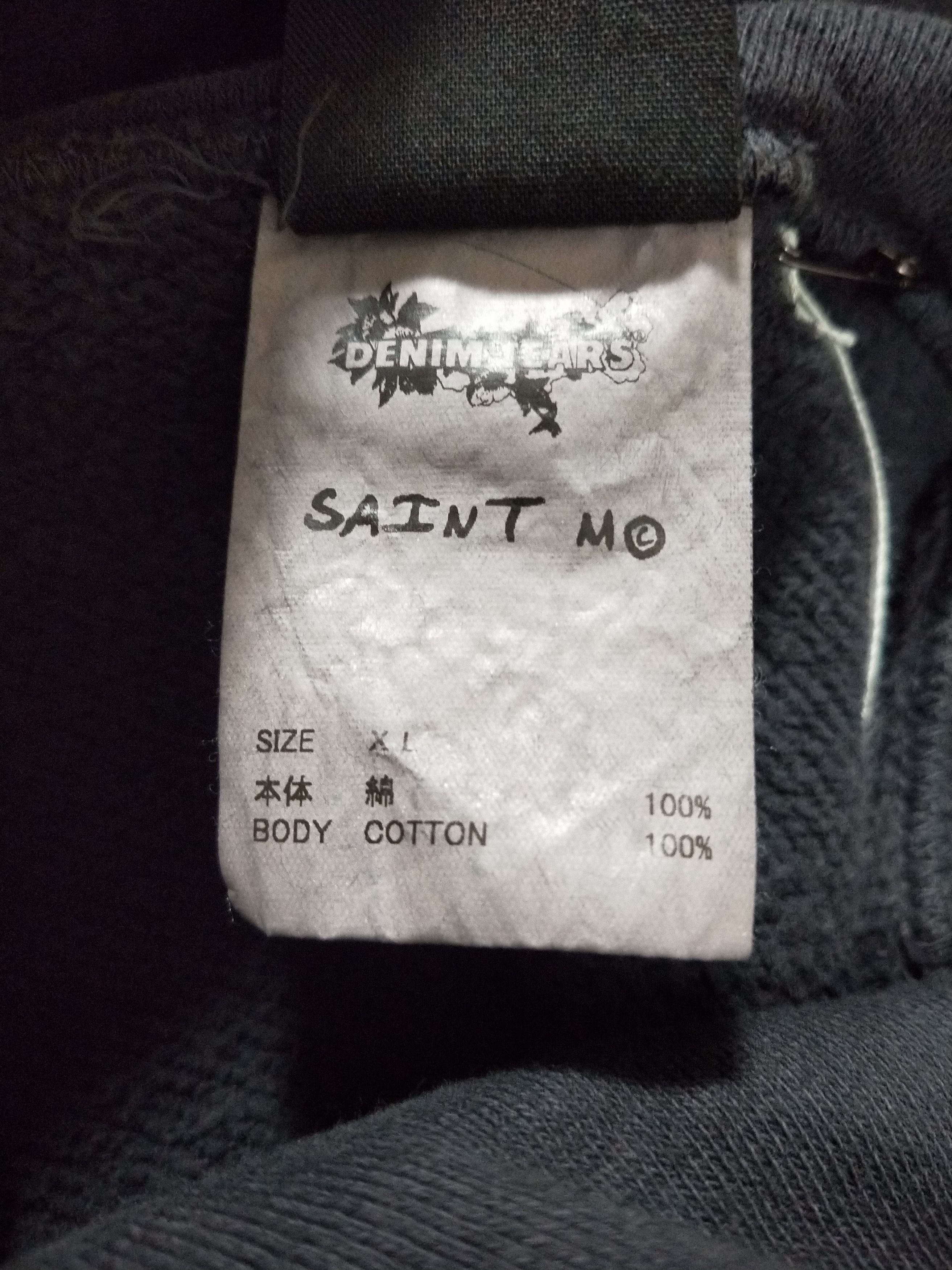 DENIM TEARS × Saint Michael Struggle Hoodie Size US XL / EU 56 / 4 - 6 Thumbnail