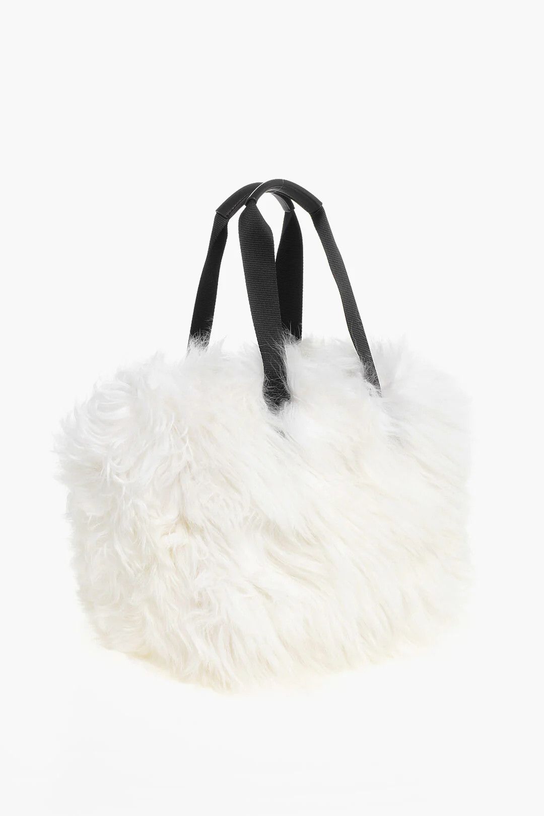 Moncler og1mm0426 Size: OS / Fur Tote Bag in White Size ONE SIZE - 2 Thumbnail