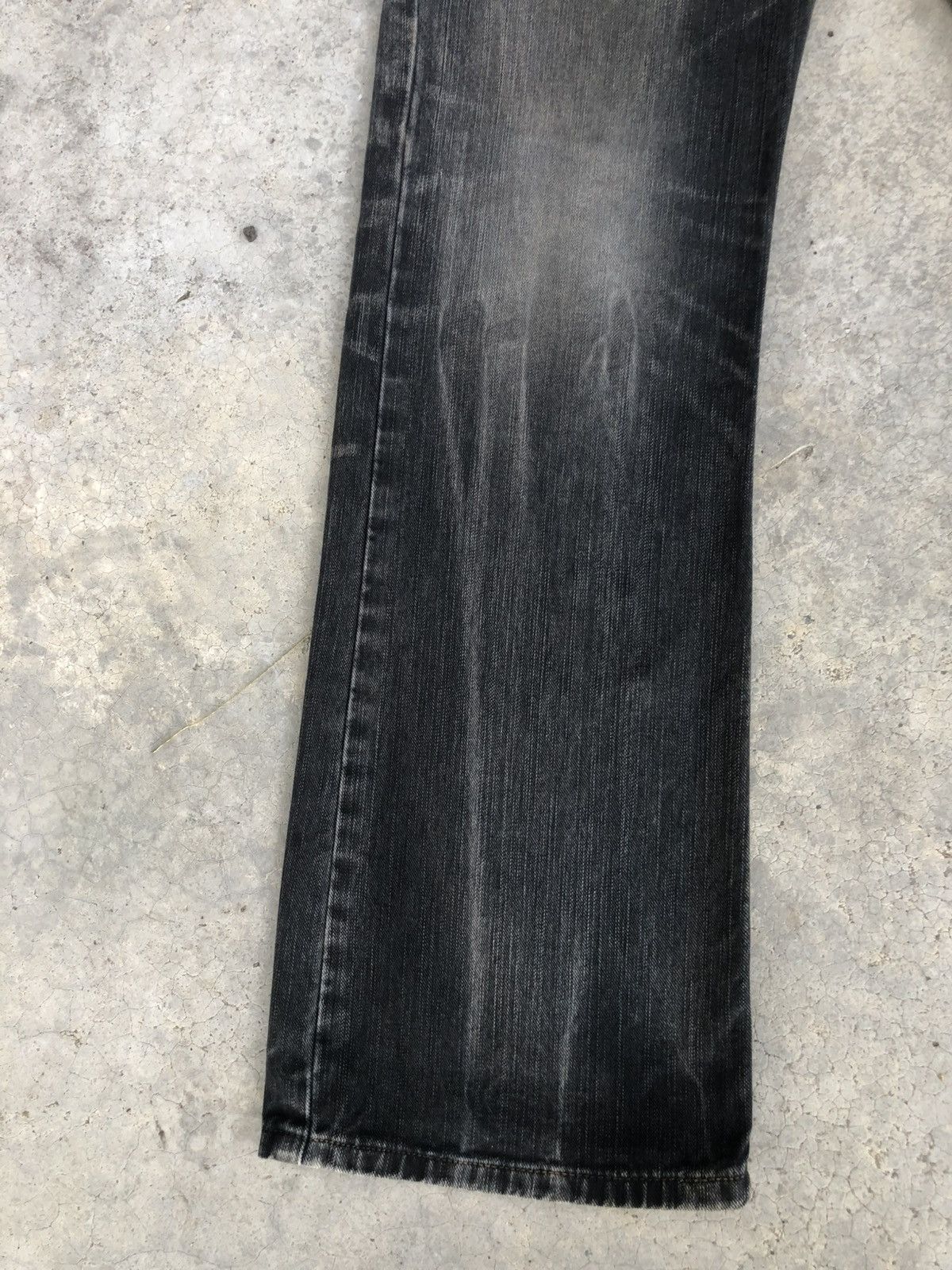 If Six Was Nine Japanese Edwin XV Flared Jeans Distressed Denim Size US 33 - 6 Thumbnail