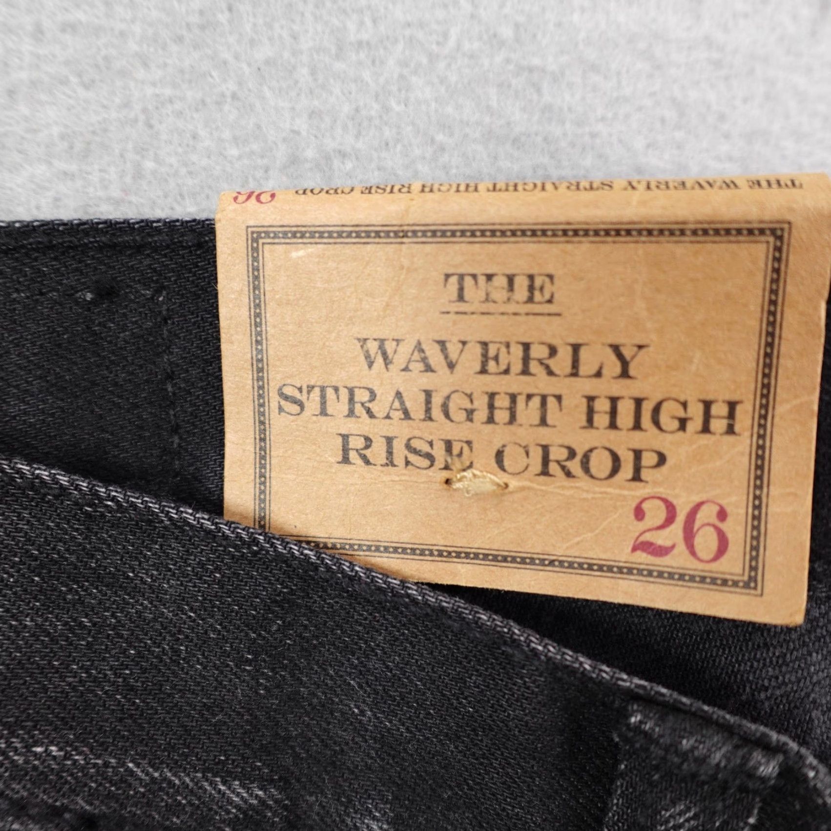 Polo Ralph Lauren Polo Ralph Lauren High Rise Crop Jeans Women 26 Black Stripe NEW Size 26" / US 2 / IT 38 - 5 Thumbnail