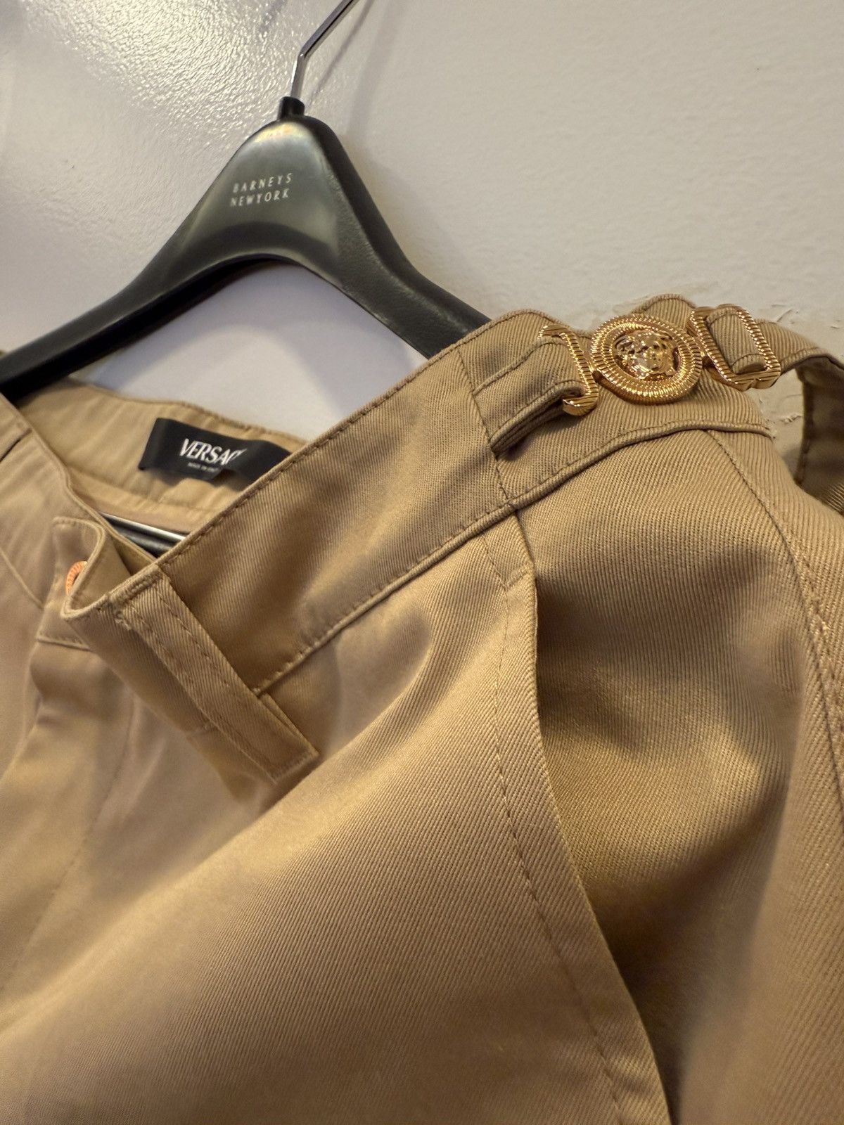 Versace Versace Khaki pants Size US 34 / EU 50 - 3 Thumbnail