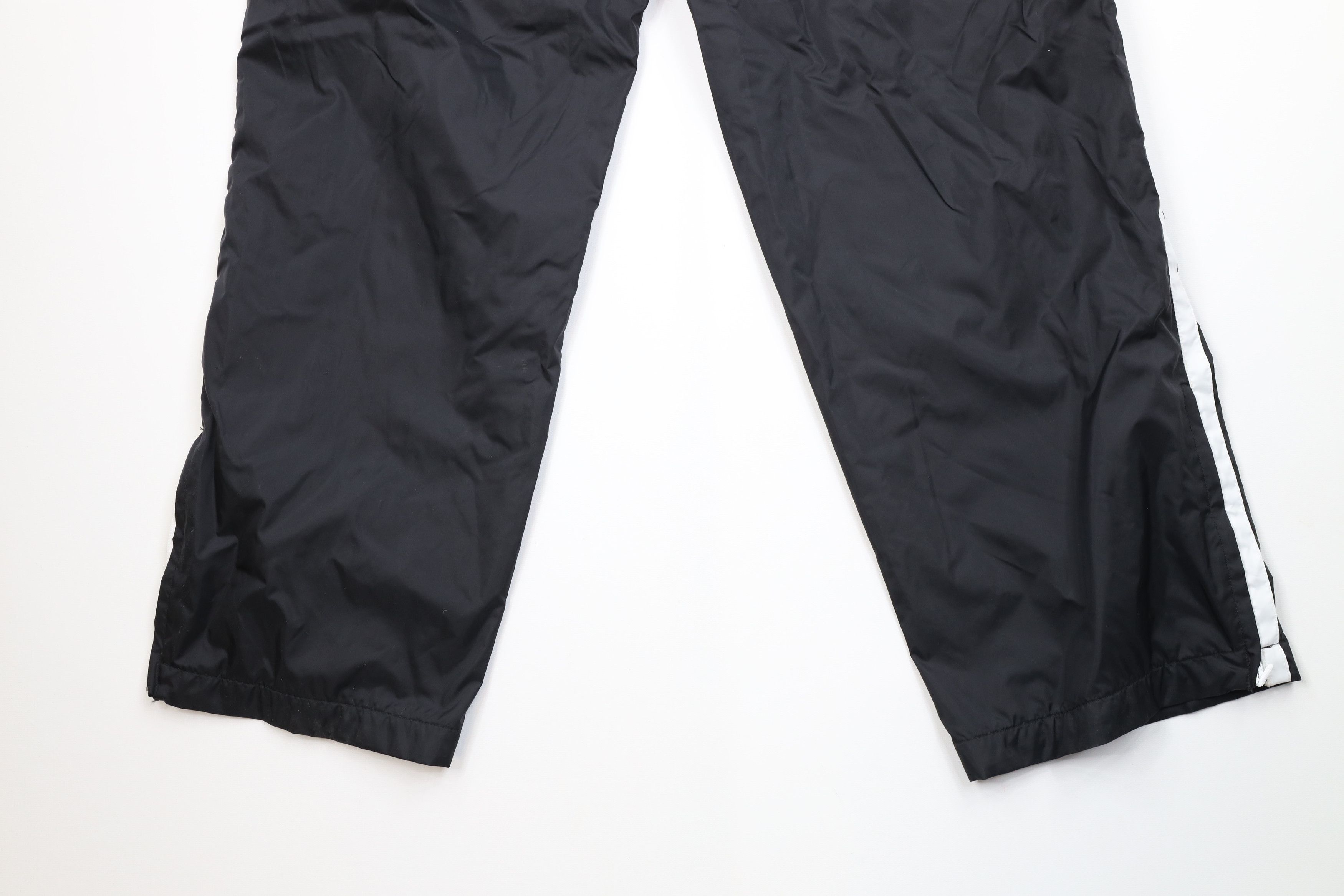 Nike Vintage 90s Nike Mini Swoosh Wide Leg Windbreaker Pants Size 28" / US 6 / IT 42 - 13 Thumbnail