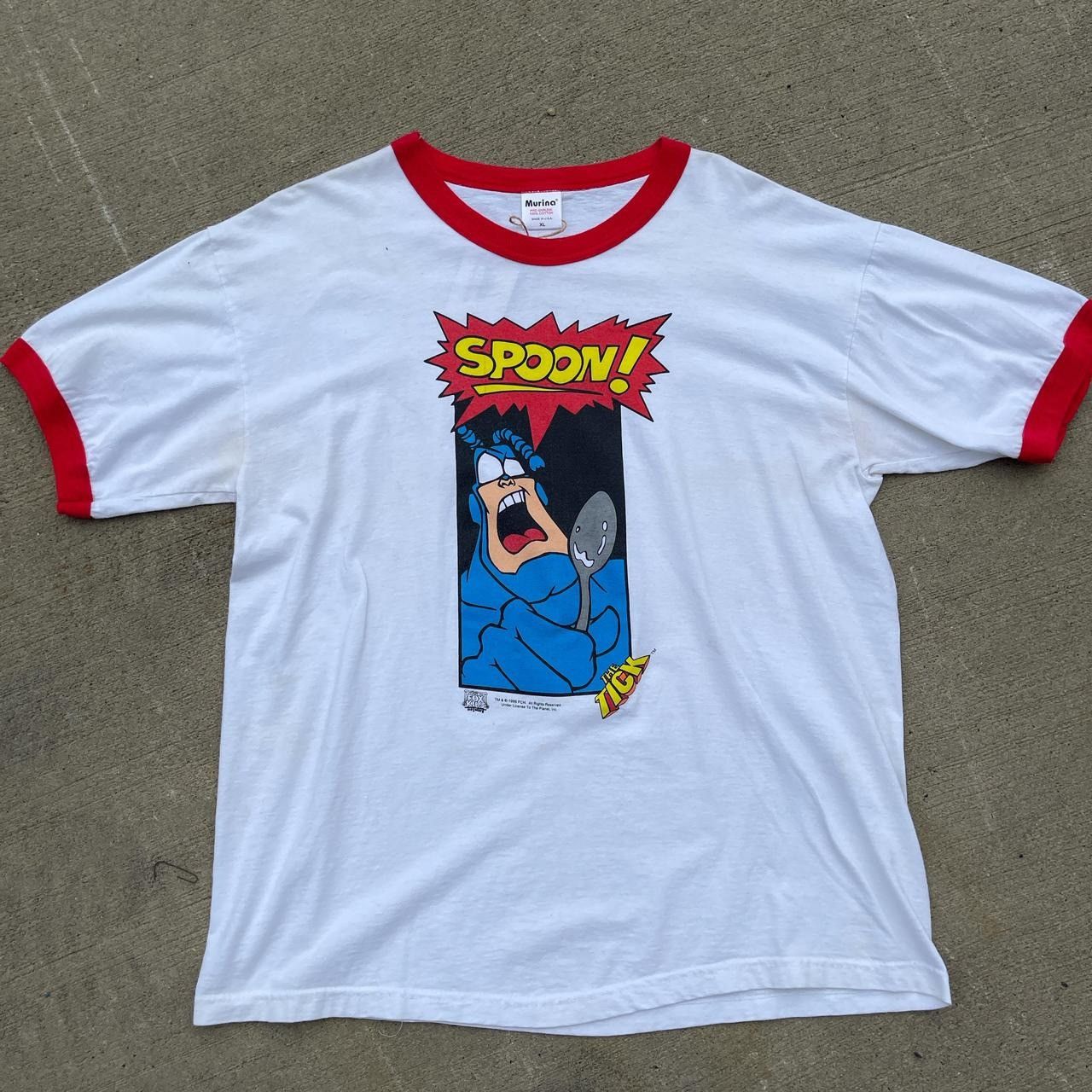 Vintage Vintage 1996 the tick tee Size US XL / EU 56 / 4 - 1 Thumbnail