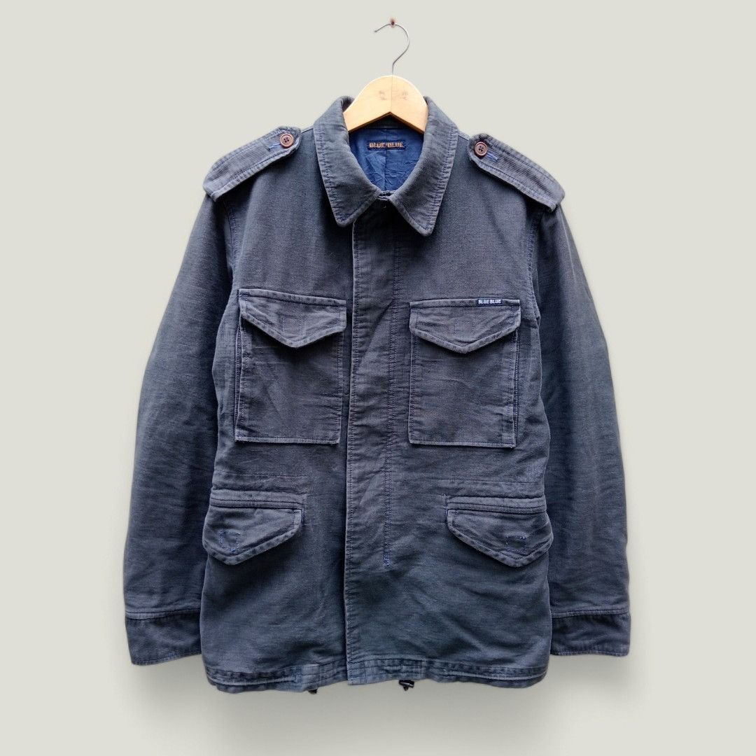 45rpm × Blue Blue Japan × Japanese Brand Vintage Blue Blue Japan M65 Jacket Size US L / EU 52-54 / 3 - 1 Thumbnail