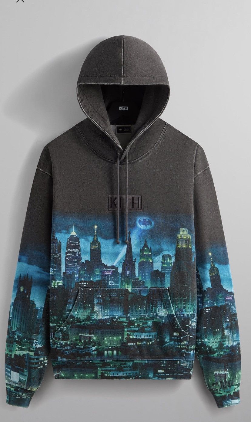 Kith Kith Batman Gotham Vintage Nelson Hoodie Size US M / EU 48-50 / 2 - 4 Thumbnail