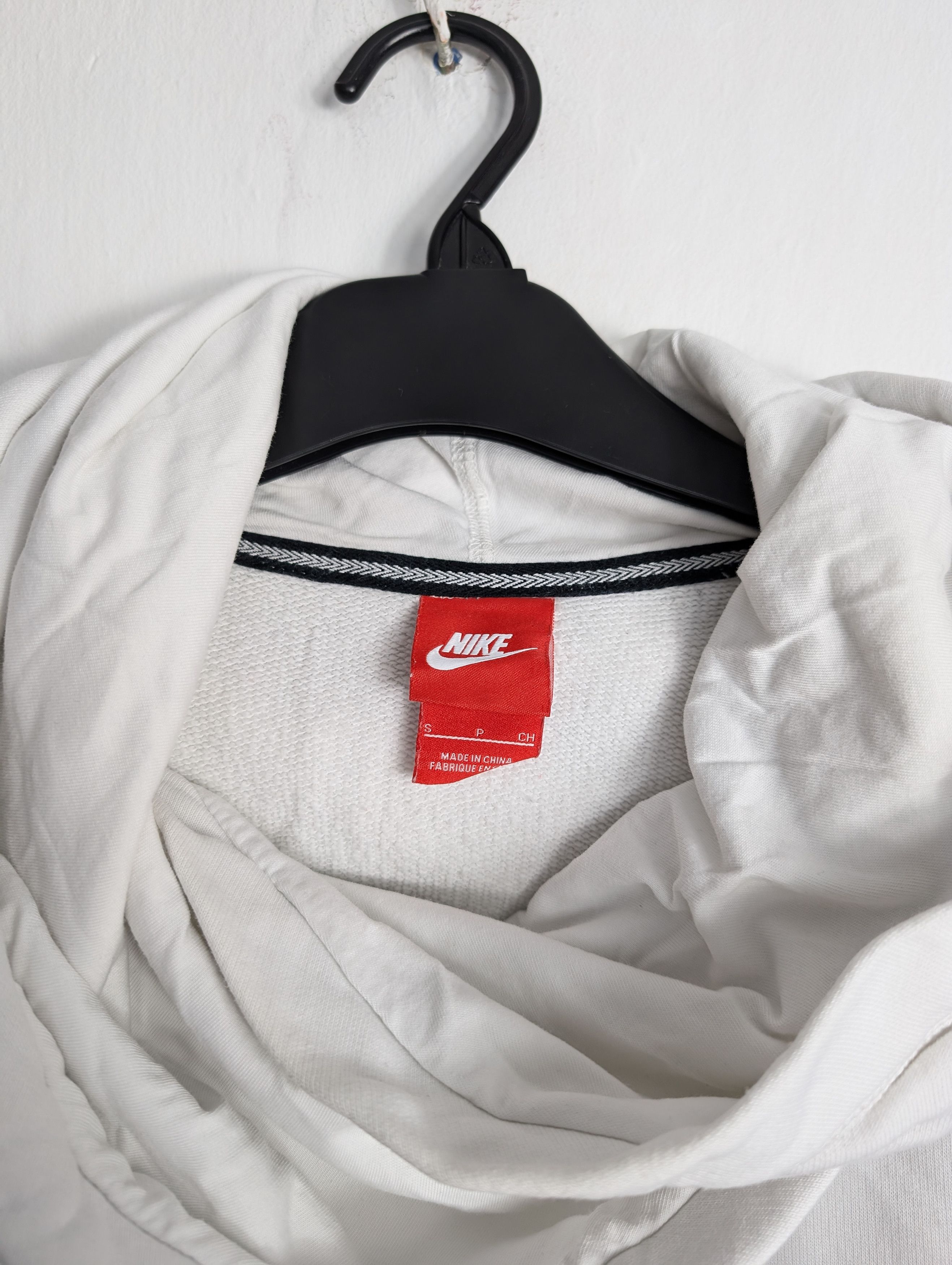 Nike Nike Sportswear White Gold Logo Hoodie Retro Y2K Size S / US 4 / IT 40 - 4 Thumbnail