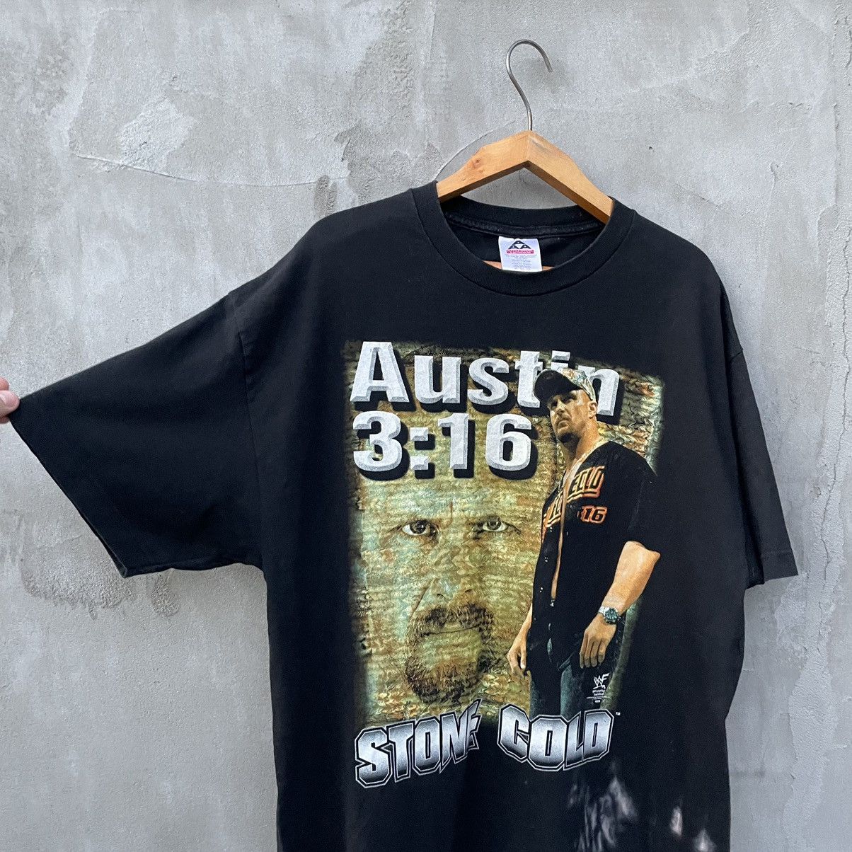 WWE Vintage 2000 WWF Stone Cold Except No Mercy T-Shirt Size US XL / EU 56 / 4 - 10 Thumbnail