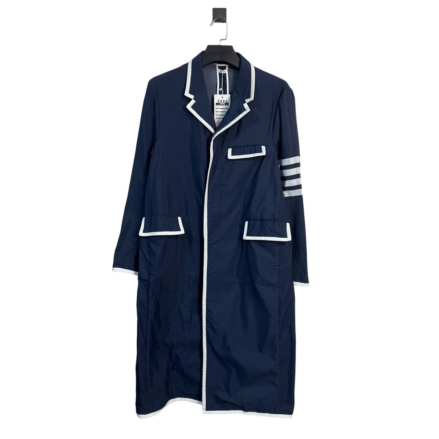 Thom Browne Thom Browne 4-Bar Nylon Trench Coat Size 3 Size US L / EU 52-54 / 3 - 1 Thumbnail