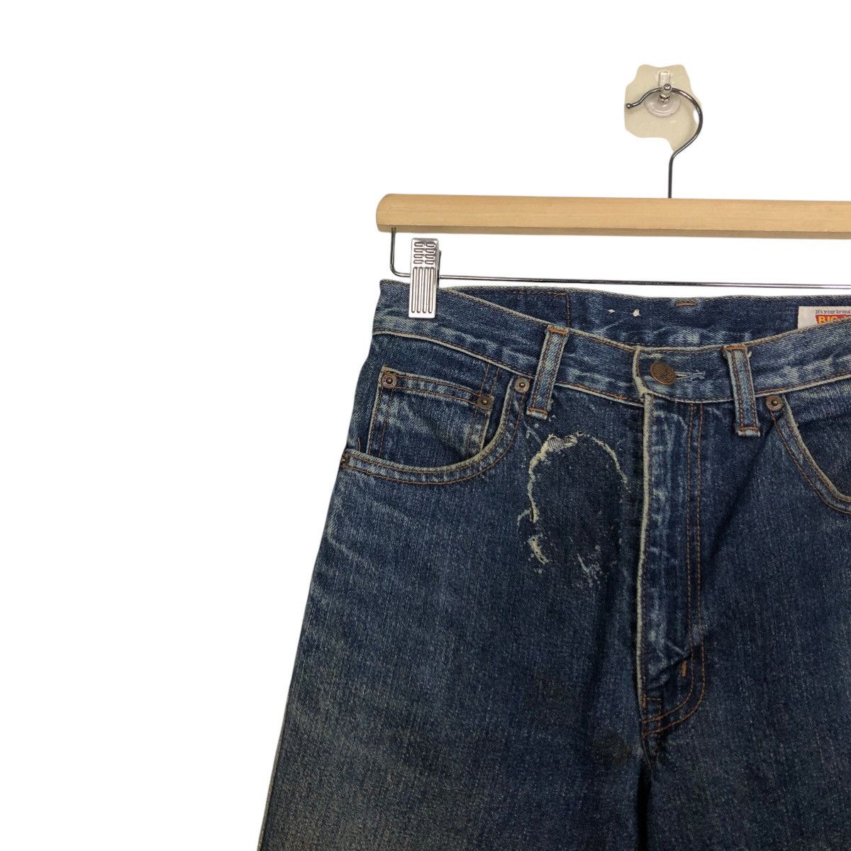 Japanese Brand 📌Vintage Denim Jeans Straight Cut Big John Indigo Blue Size 28" / US 6 / IT 42 - 8 Thumbnail