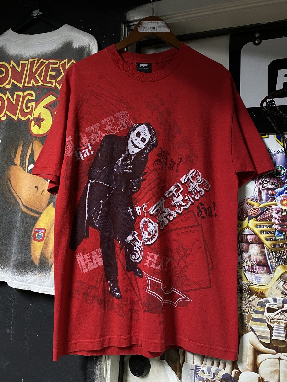 Vintage Vintage The Dark Knight Movie T-Shirt Joker Tee Size Large Size US L / EU 52-54 / 3 - 1 Thumbnail