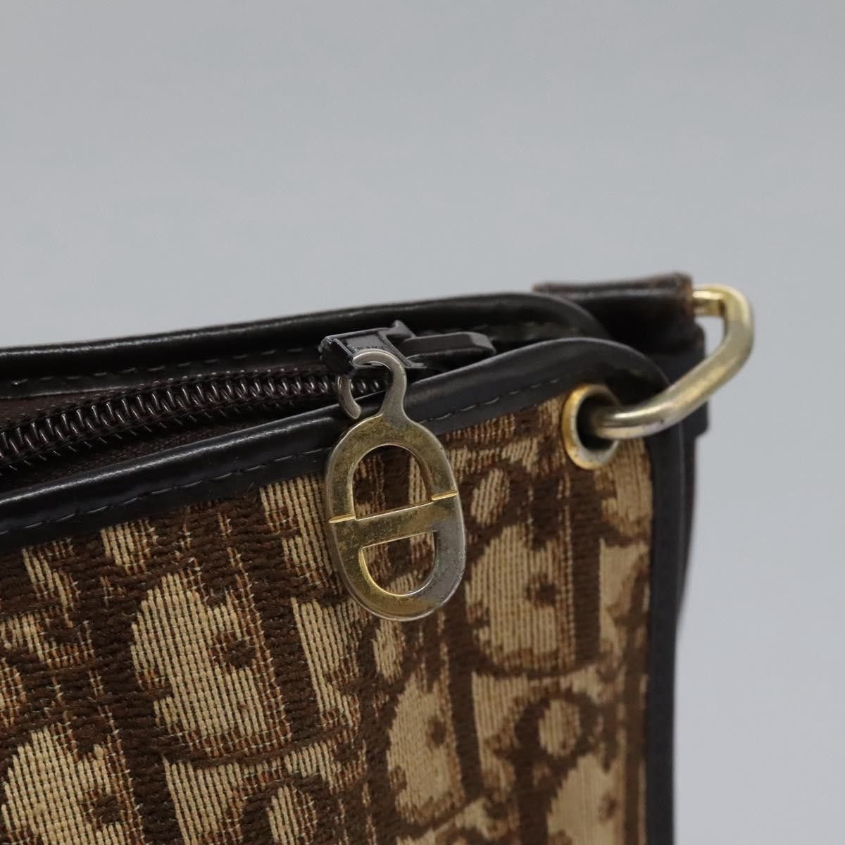 Dior DIOR Trotter Canvas Shoulder Bag Brown Size ONE SIZE - 10 Thumbnail
