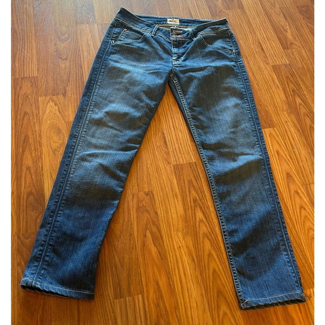 Hudson HUDSON Acid Wash Blue Denim Straight Leg Jeans - 27 Size 27" / US 4 / IT 40 - 4 Thumbnail