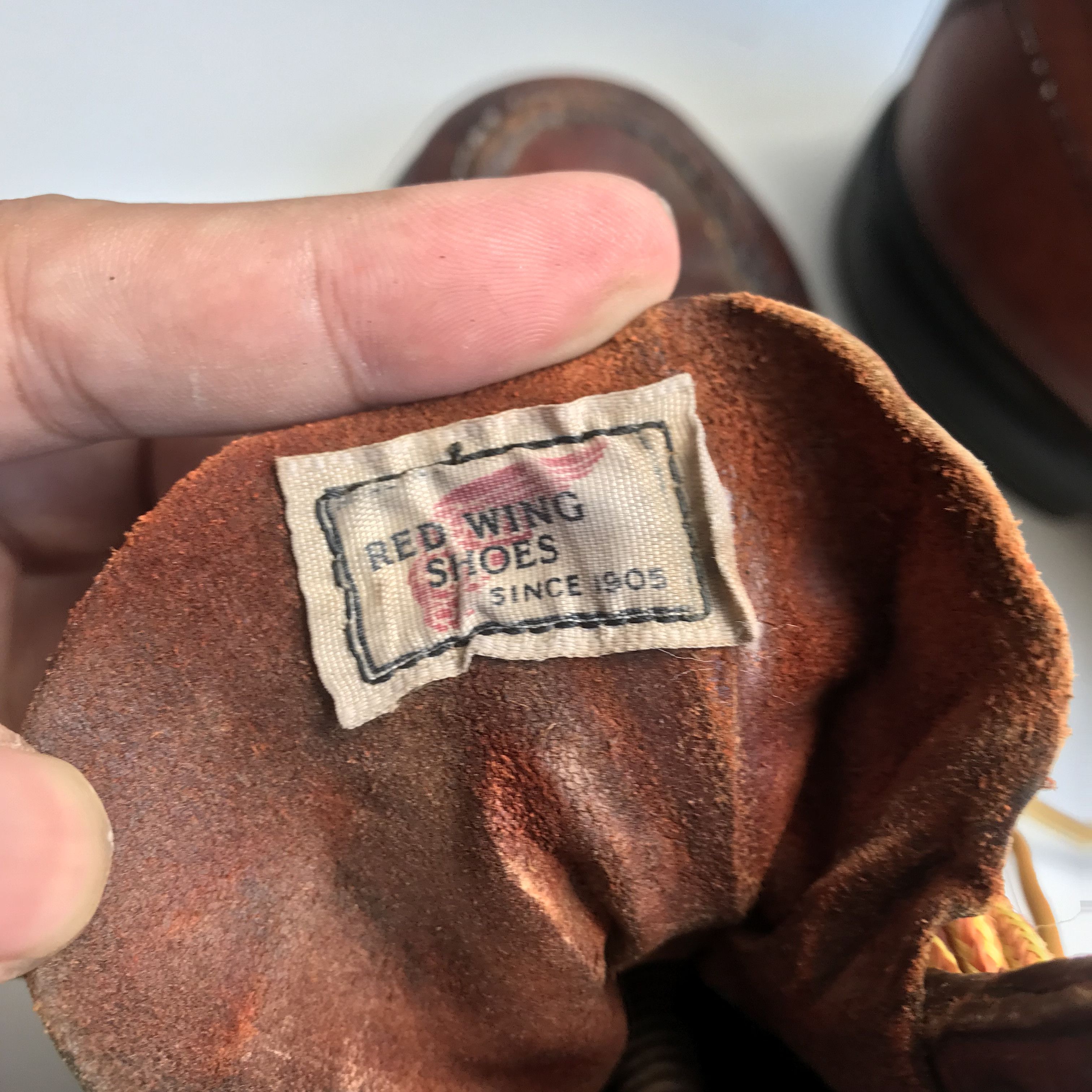 Red Wing Vintage Red Wing 204 Leather SuperSole Moc Toe Ankle Boots Size US 10 / EU 43 - 7 Thumbnail