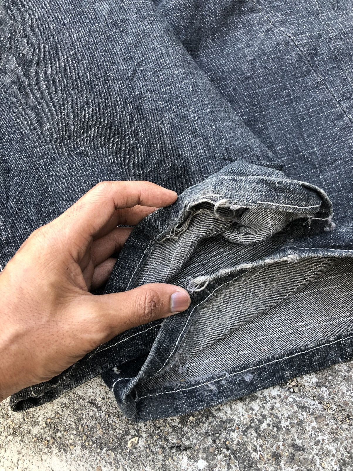 Rocawear BAGGY⚡️⚡️ROCAWEAR WASHED BLACK DENIM Size US 32 / EU 48 - 8 Thumbnail