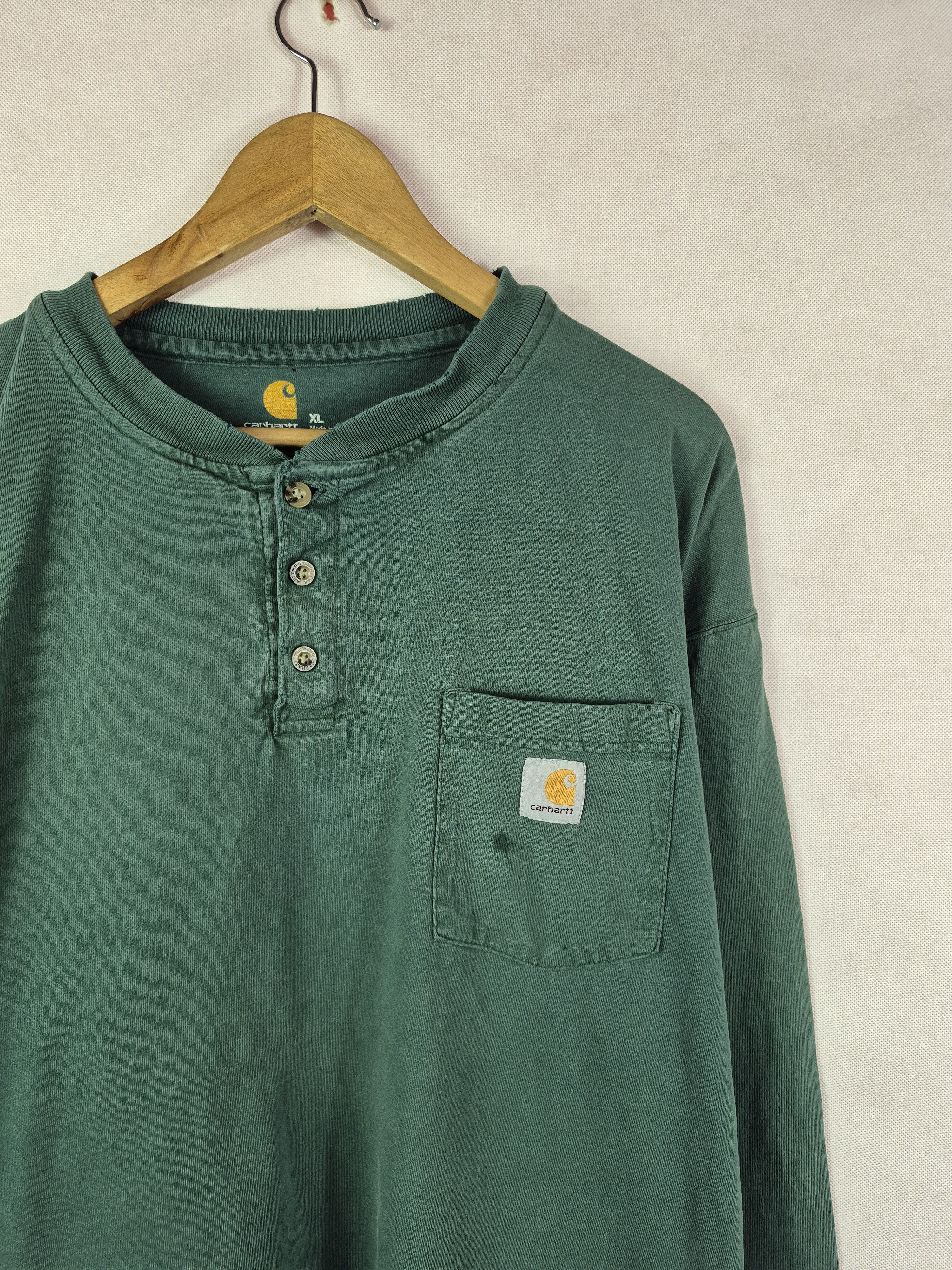 Carhartt 🔥 Carhartt Longsleeves Button Tee Size US XL / EU 56 / 4 - 2 Thumbnail