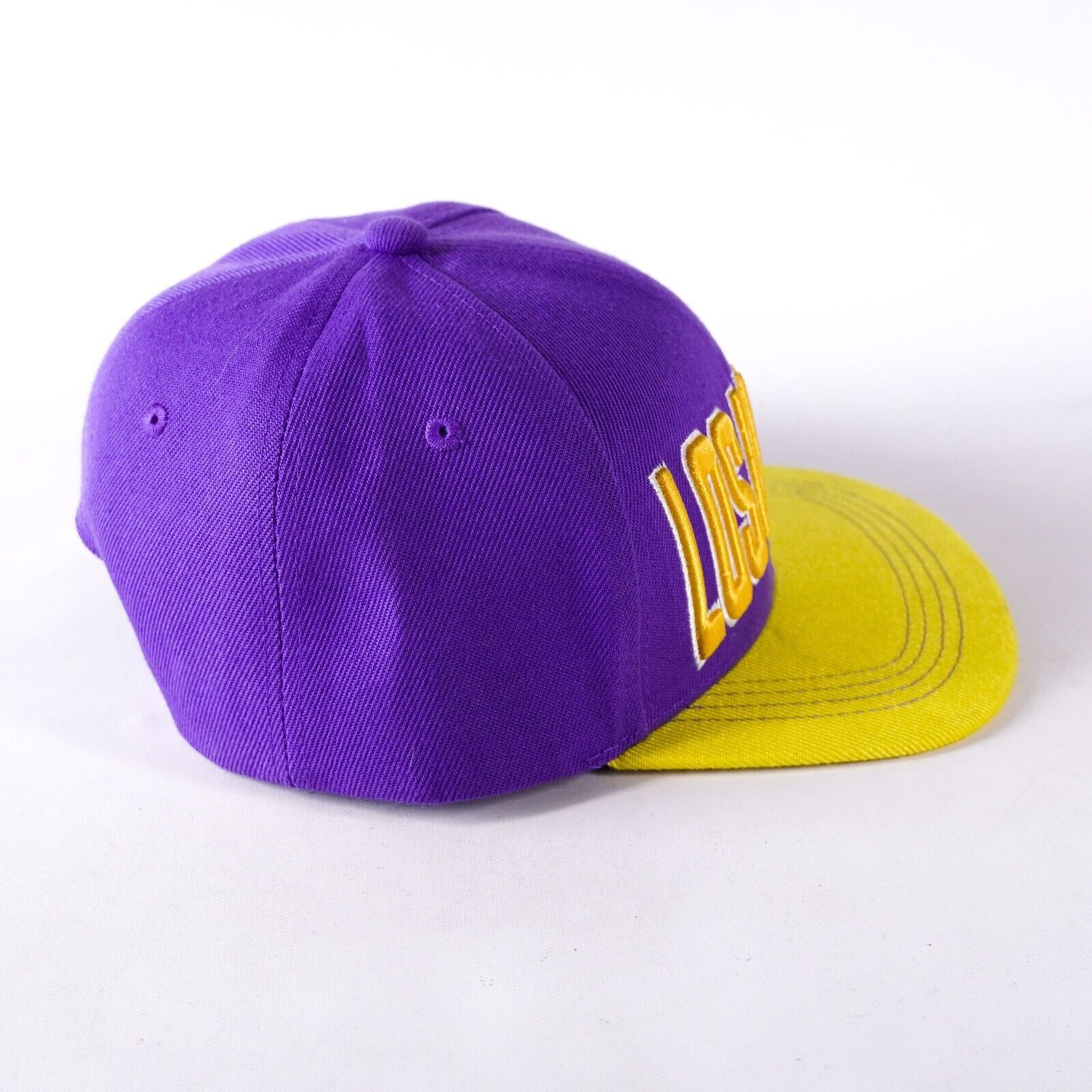 NBA Los Angeles Lakers Basketball Hat Visor Cap Snapback Purple Size ONE SIZE - 4 Thumbnail