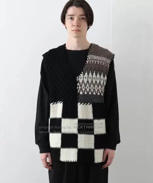 NOMA t.d patchwork hand-knit vest by noma t.d.. Size US S / EU 44-46 / 1 - 8 Thumbnail