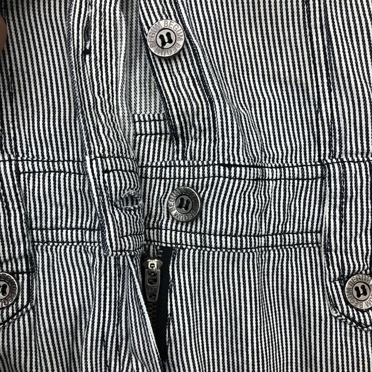 Japanese Brand P695 BEGUM X CUSTOM GARAGE HICKORY STRIPED COVERALLS Size US M / EU 48-50 / 2 - 7 Thumbnail