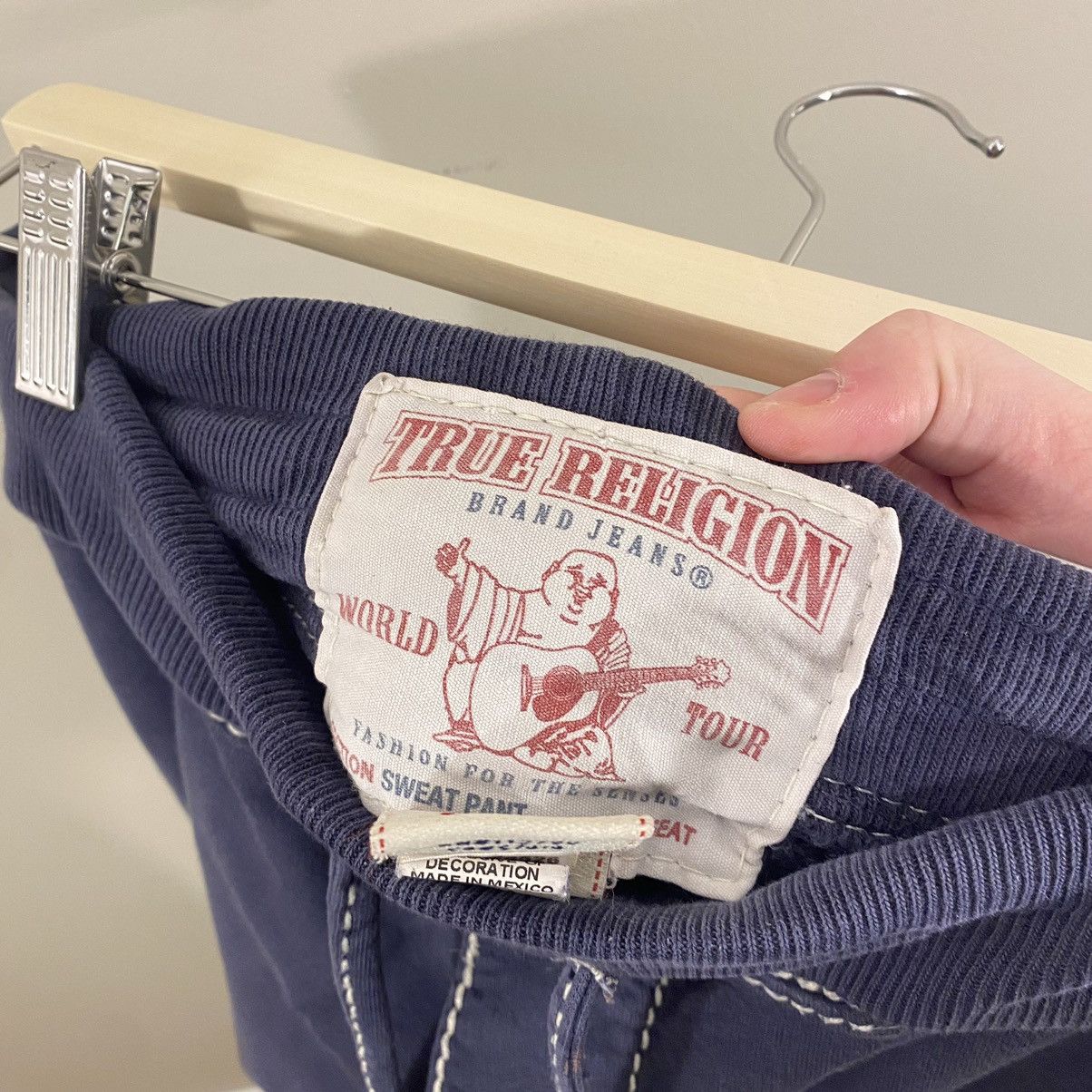 True Religion Vintage True Religion Stitched Sweat Pants Small Size US 32 / EU 48 - 4 Thumbnail