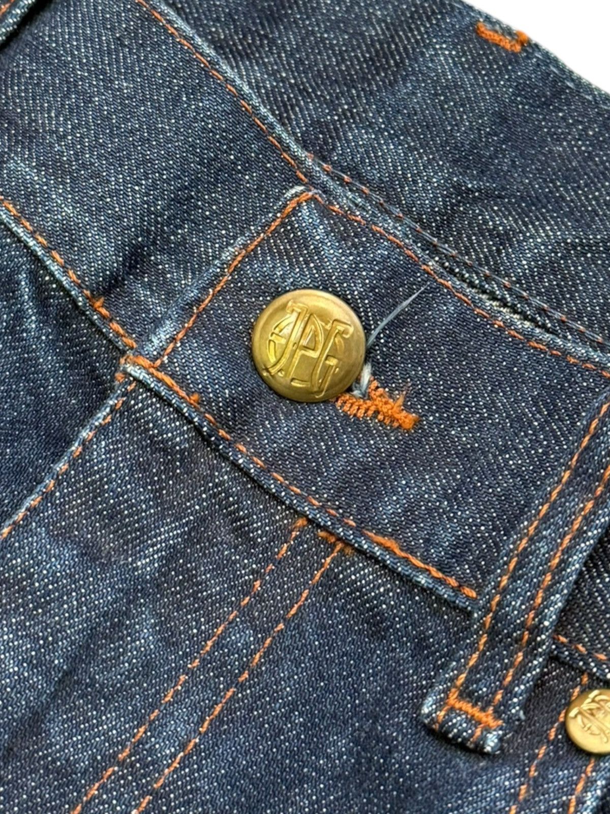 Jean Paul Gaultier 2000’s Foliage Flare Denim Pants Size US 33 - 8 Thumbnail