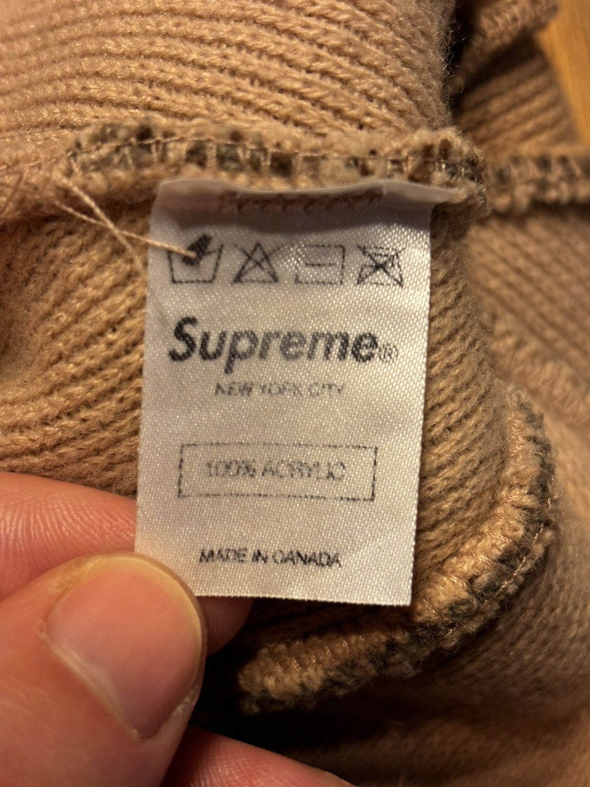 Supreme Supreme Brown Camo Beanie Size ONE SIZE - 7 Thumbnail