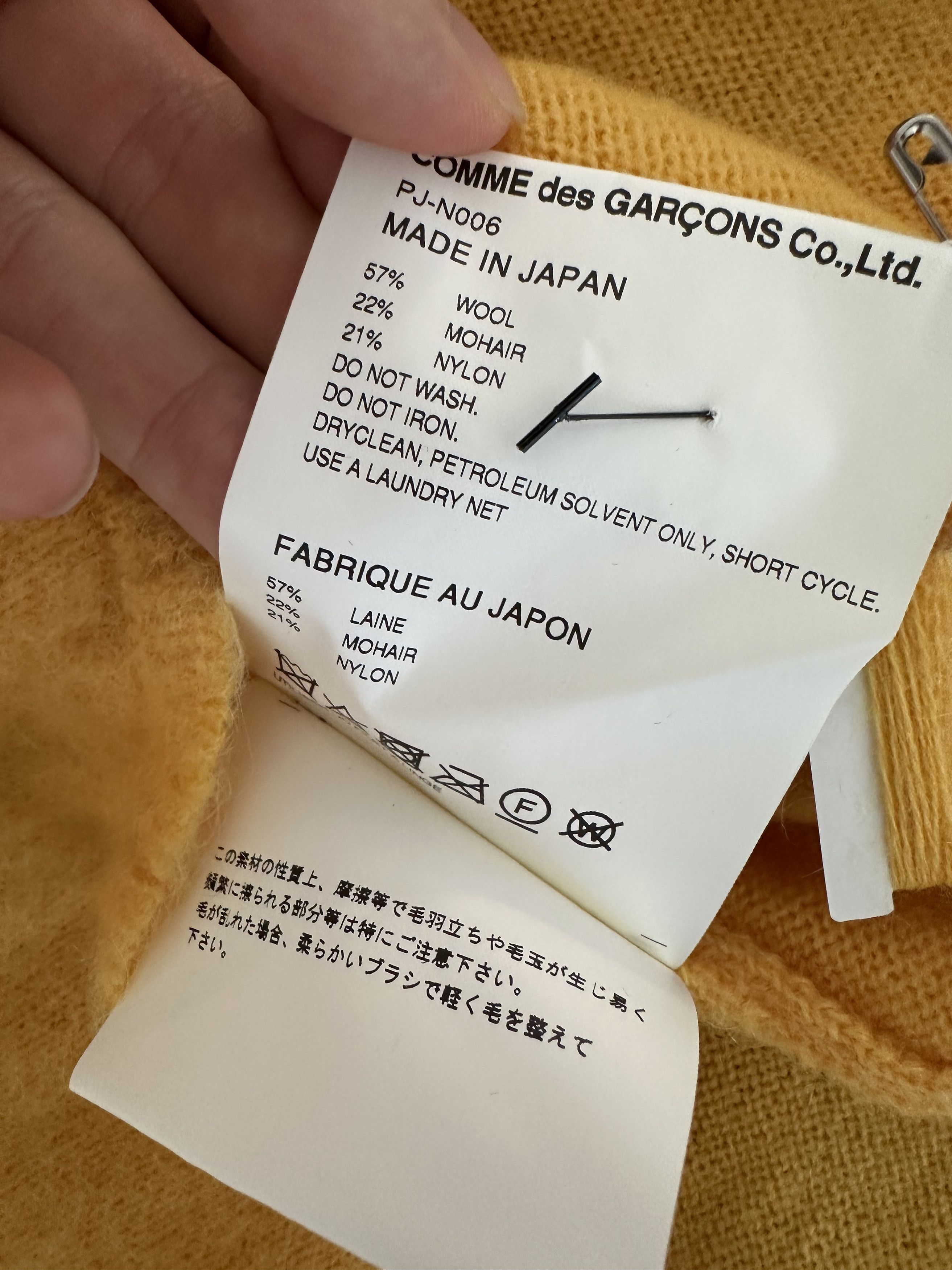 Comme des Garcons Comme des Garcons Homme Plus Mohair/Wool Sweater Size US M / EU 48-50 / 2 - 6 Thumbnail