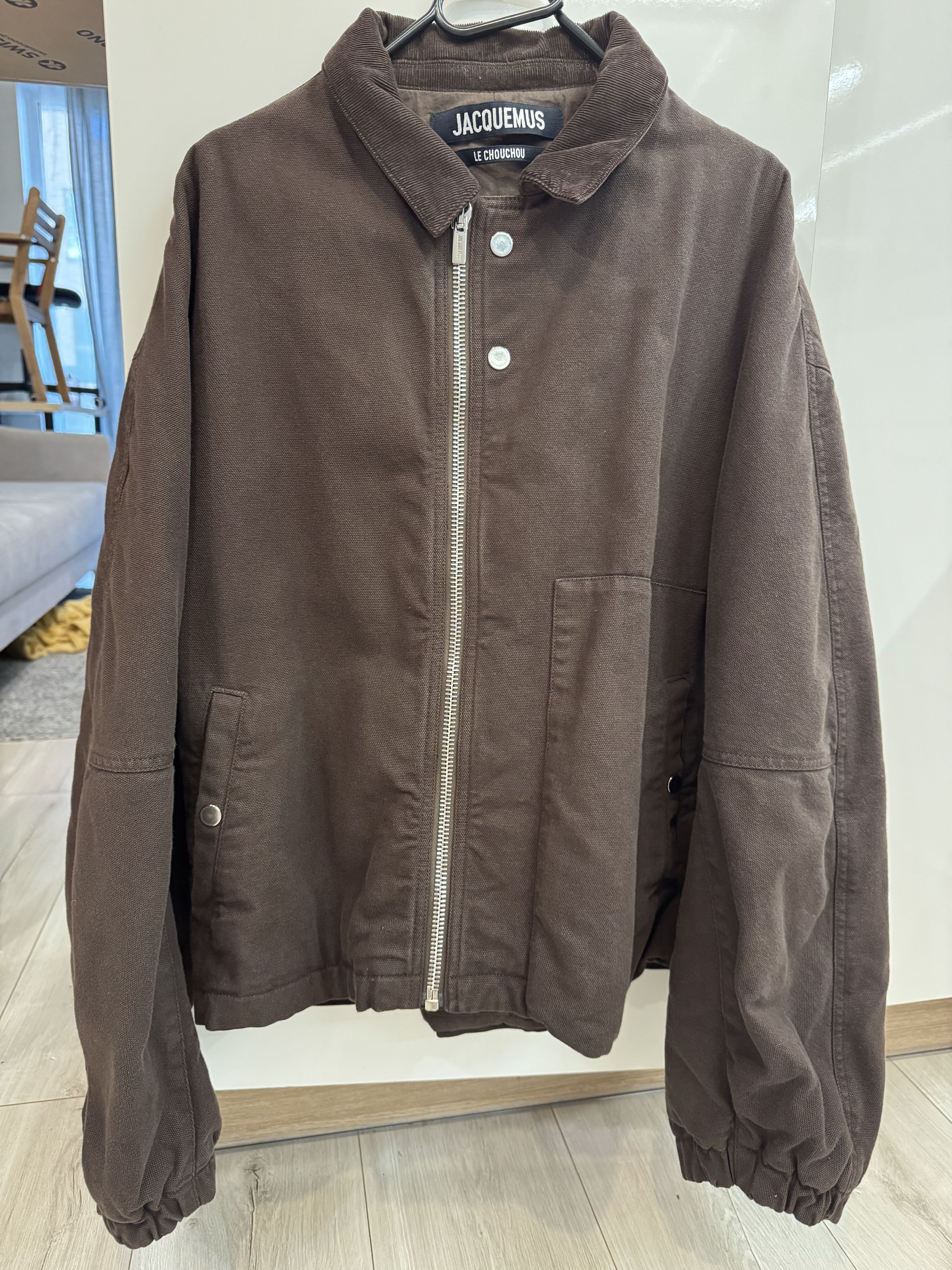 Jacquemus Jacquemus Le Blouson Trivela 'Dark Brown' Size US M / EU 48-50 / 2 - 10 Thumbnail
