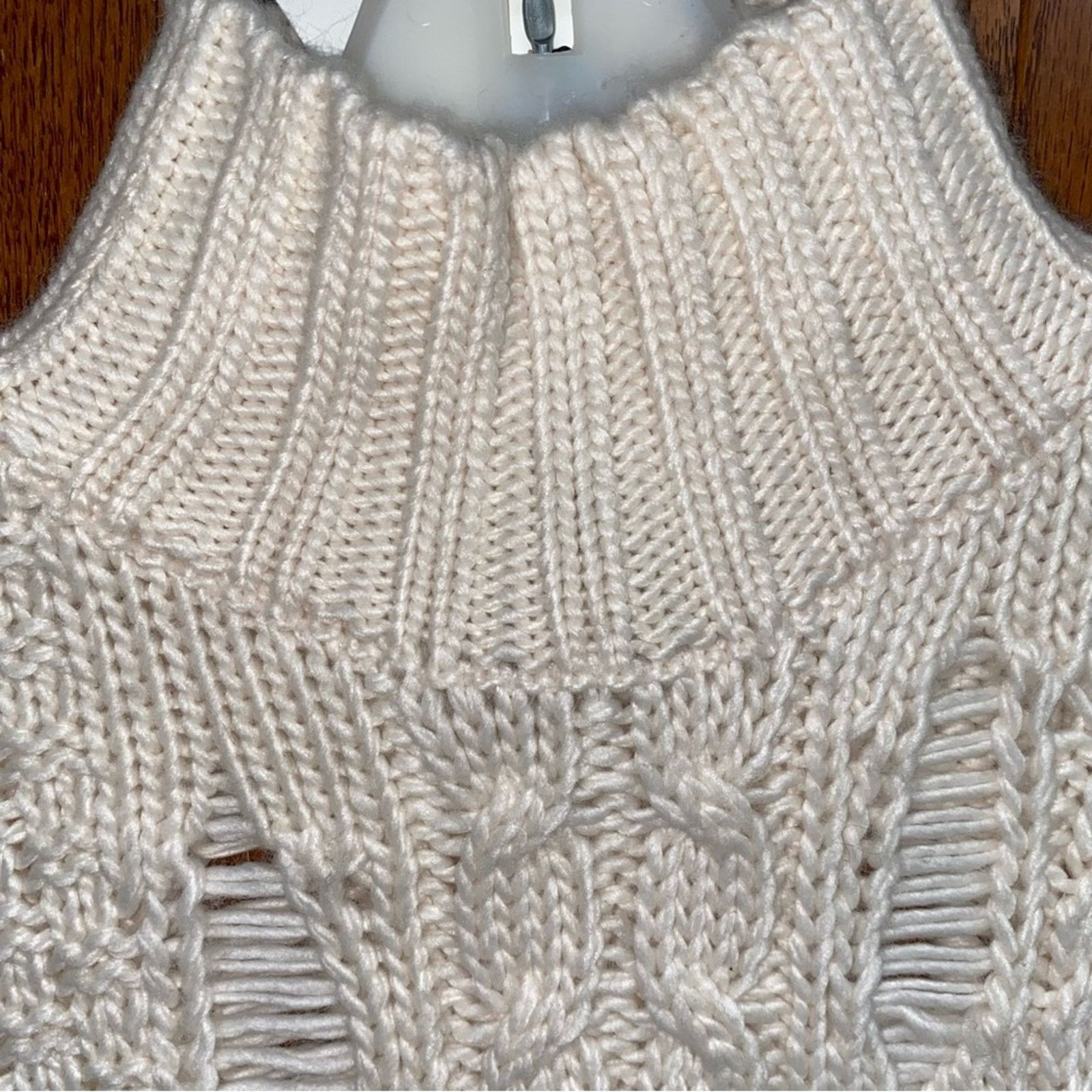 Current/Elliot NWT $330 Current/Elliott The Vin Cable Knit Sweater 0 XS Size XS / US 0-2 / IT 36-38 - 13 Thumbnail