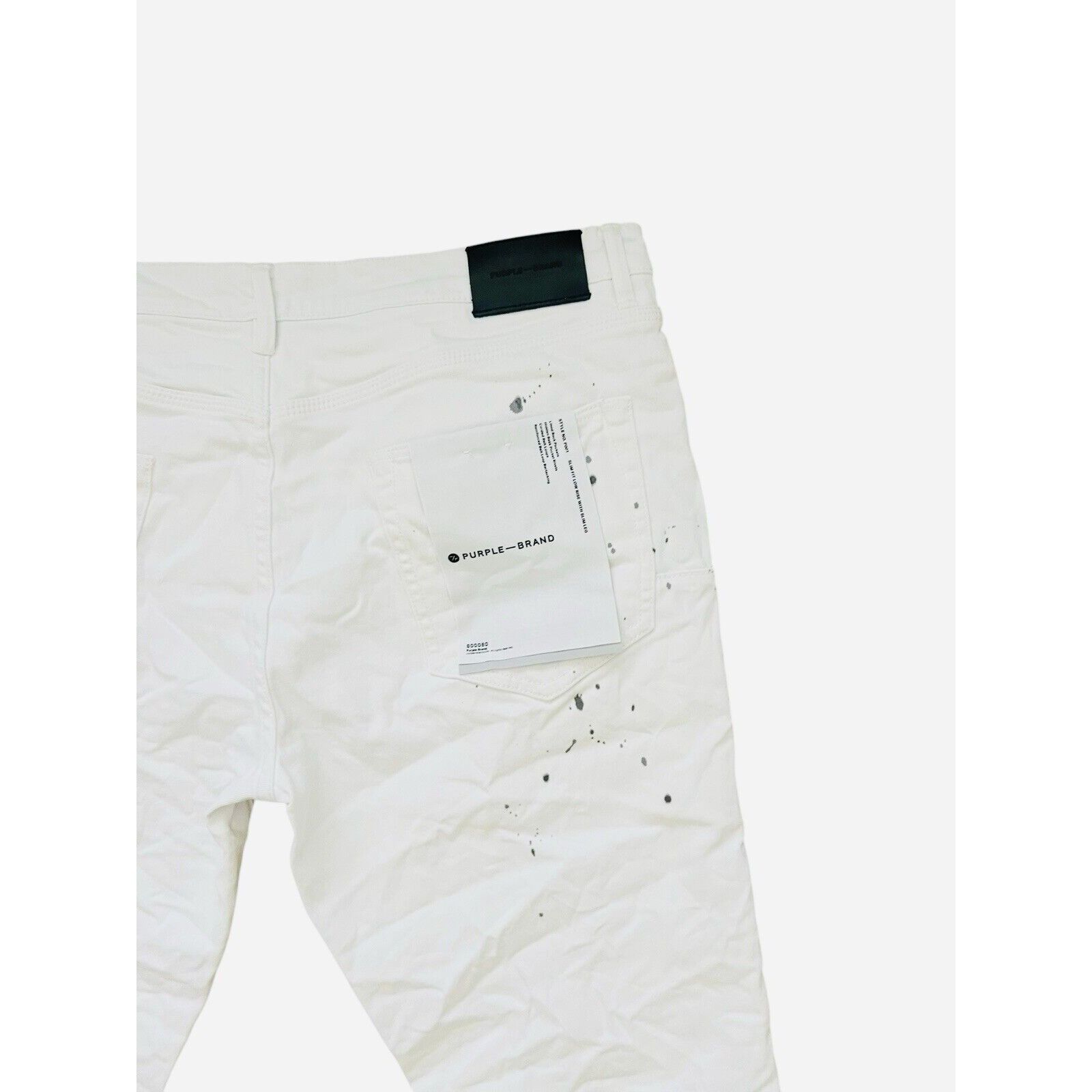 Purple Purple Brand Jeans Mens Slim Fit White P001 Size 40/34 Size US 40 / EU 56 - 6 Thumbnail