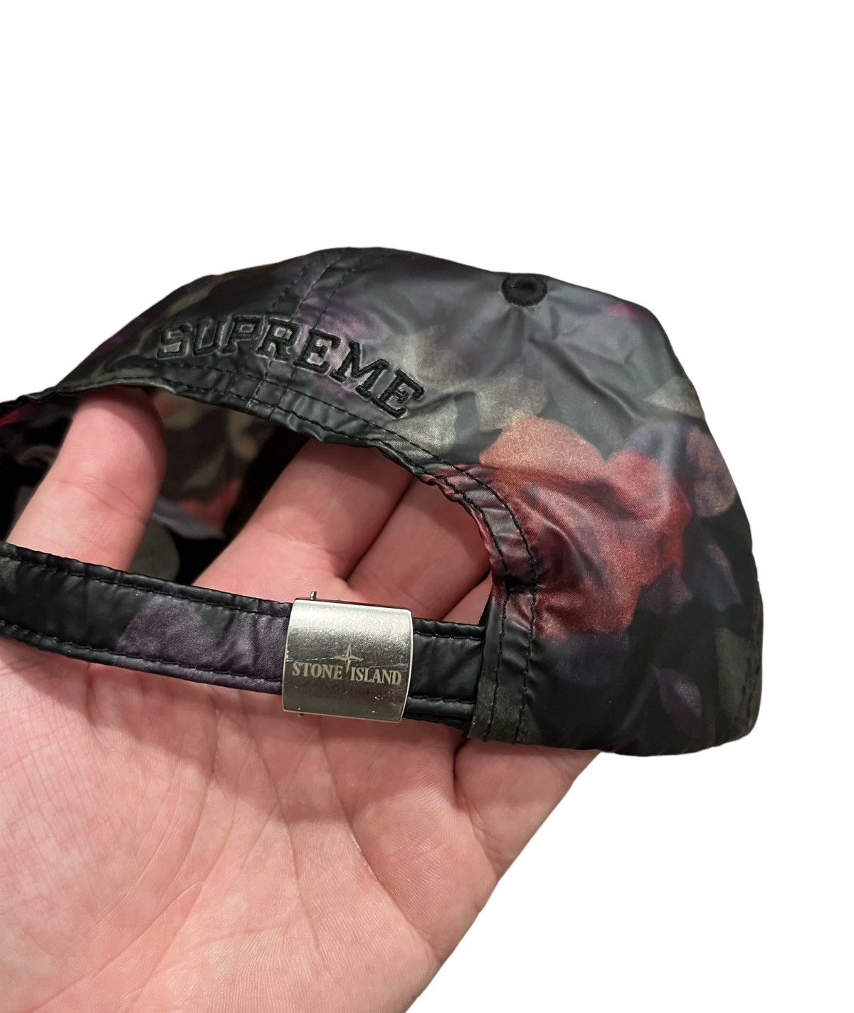 Stone Island × Supreme 🔥 Stone Island x Supreme Floral Cap/Stone Island Supreme Hat Size ONE SIZE - 10 Thumbnail