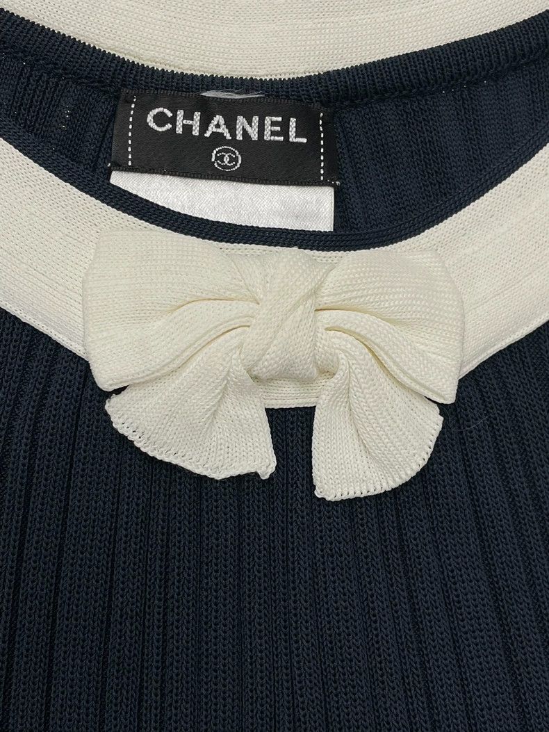 Chanel chanel Knitted dress with bow Size XS / US 0-2 / IT 36-38 - 2 Thumbnail